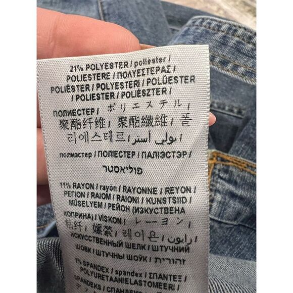 GUESS Vanessa sweetheart Denim overall Size 32 Blue Sweetheart Neckline Casual - Picture 10 of 10